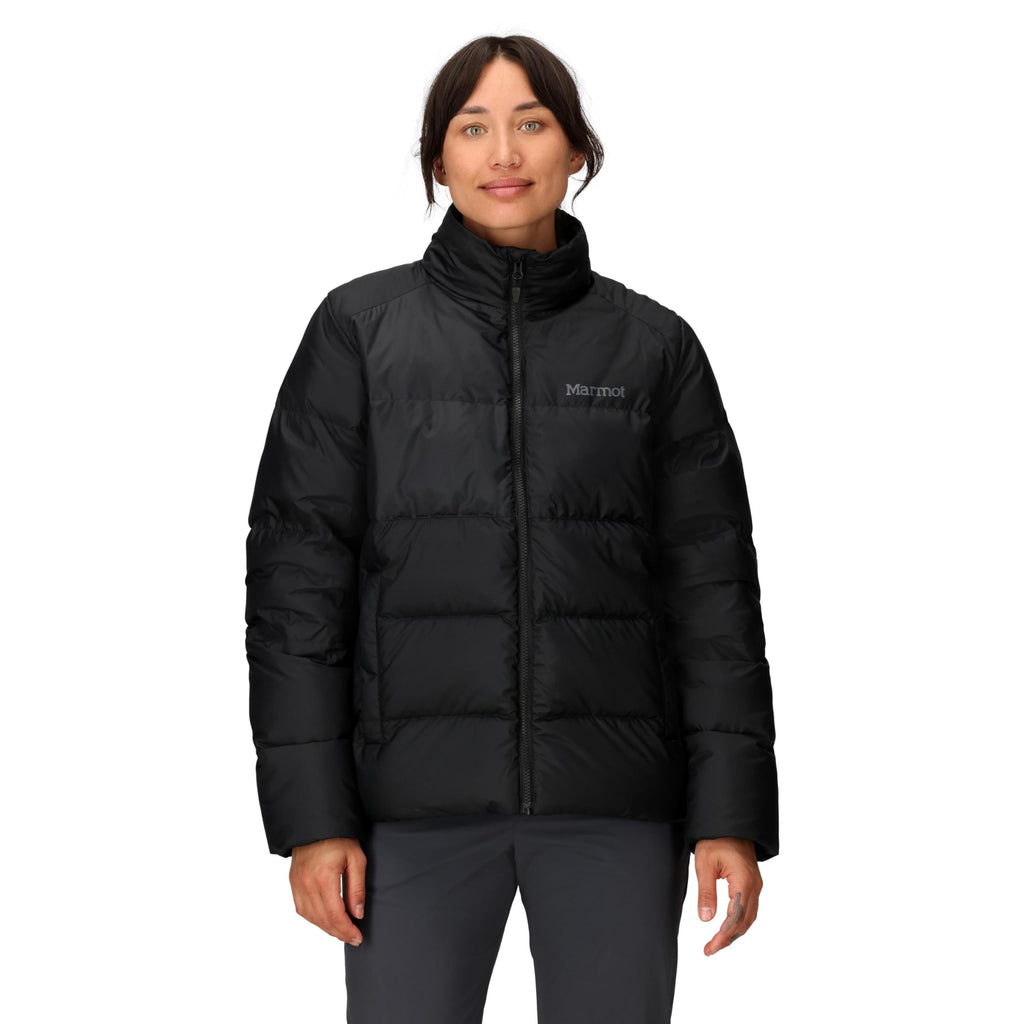 MARMOT Women's Guides Down Jacket, Down Insulated Puffer Jacket, Black, Small